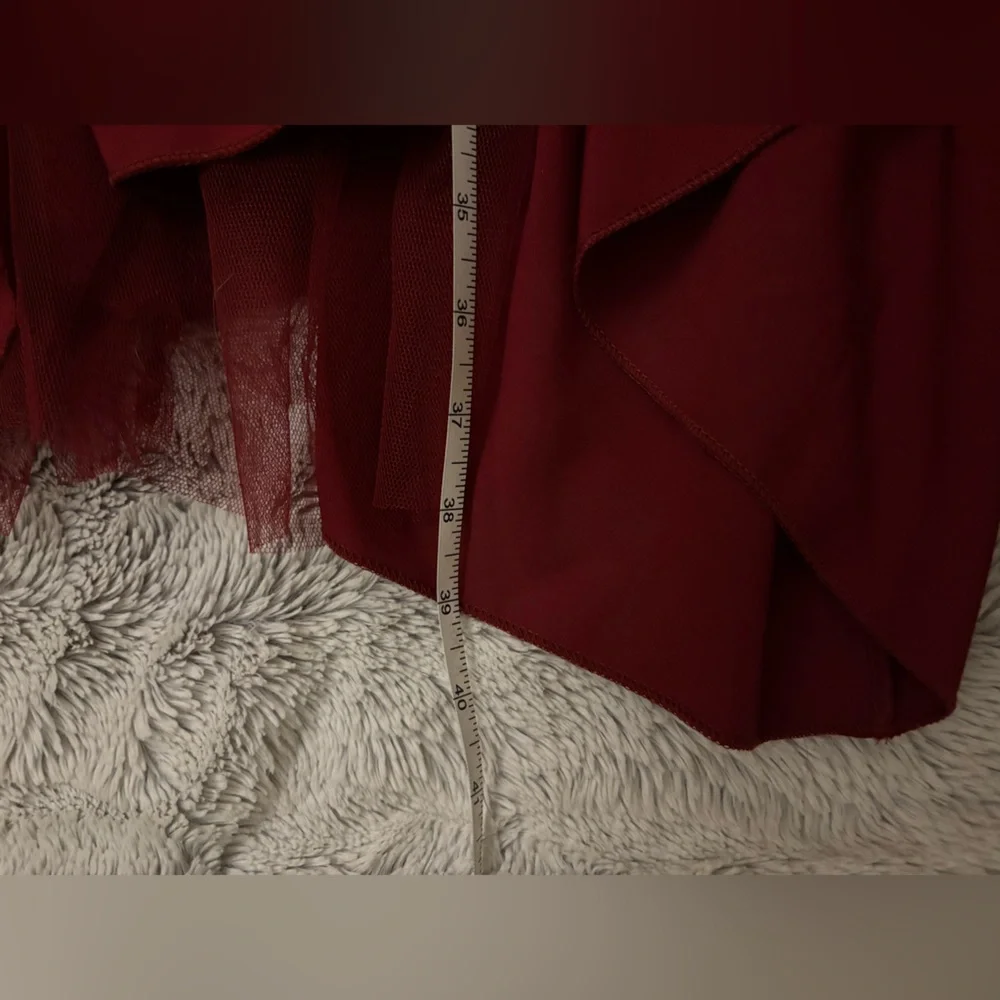 Women's Gothic Square Neck Sleeveless Ruffle Dress *see description* - Picture 9 of 9